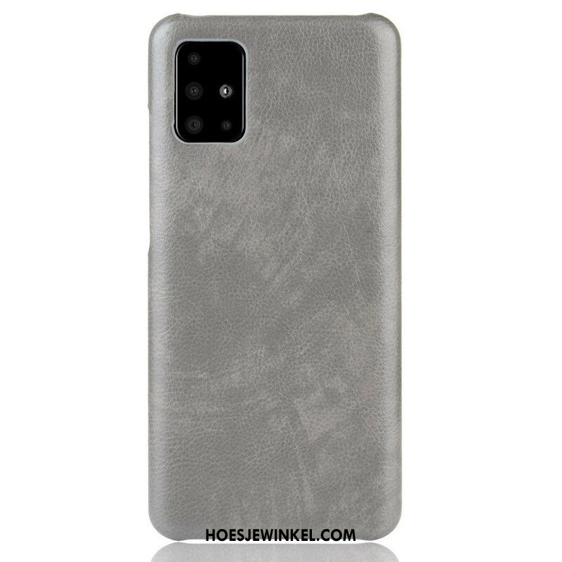 Hoesje voor Samsung Galaxy M51 Litchi-leereffect