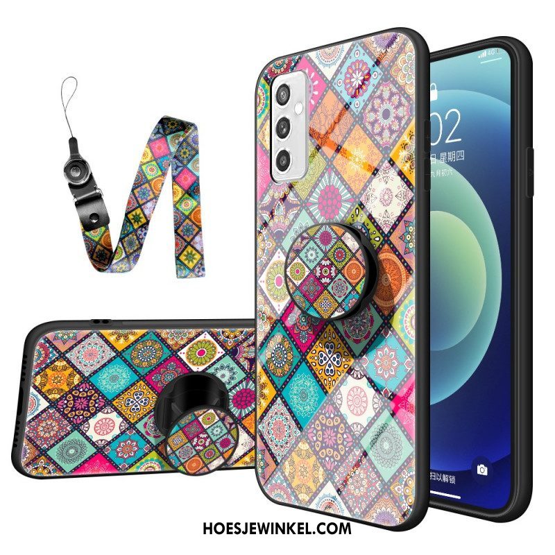 Hoesje voor Samsung Galaxy M52 5G Met Ketting Oosters Bandtapijt