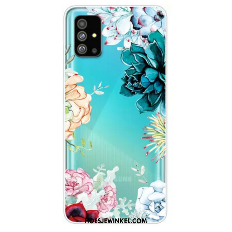 Hoesje voor Samsung Galaxy S20 Plus / S20 Plus 5G Aquarel Bloemen