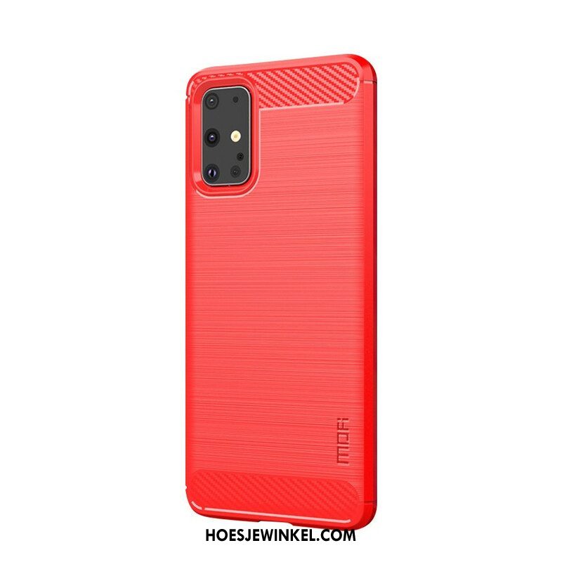 Hoesje voor Samsung Galaxy S20 Plus / S20 Plus 5G Mofi Geborsteld Koolstofvezel