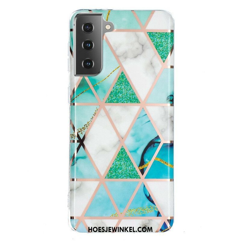 Hoesje voor Samsung Galaxy S21 5G Ultradesign Marmer