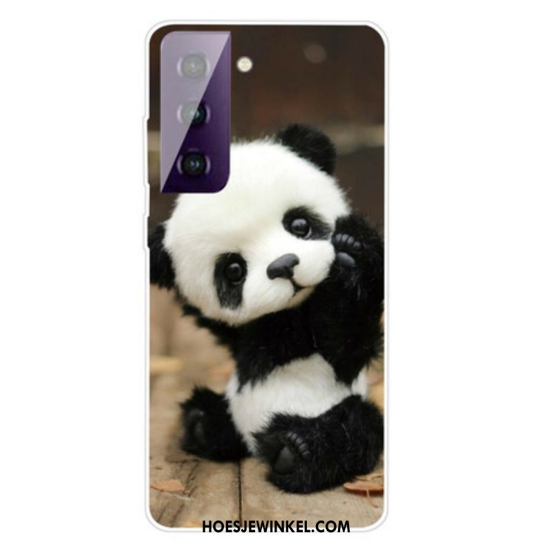 Hoesje voor Samsung Galaxy S21 FE Flexibele Panda