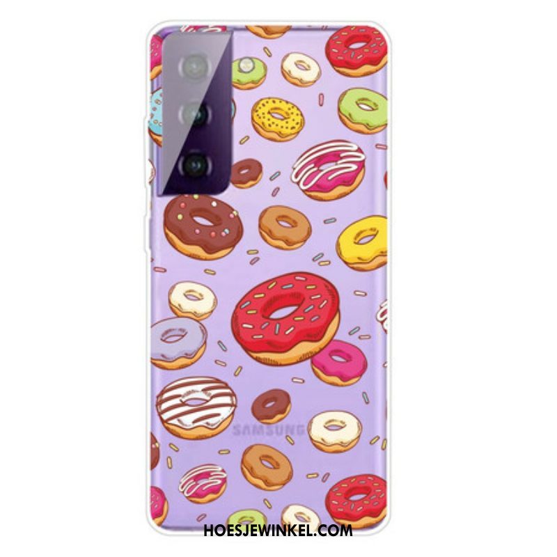 Hoesje voor Samsung Galaxy S21 FE Hou Van Donuts