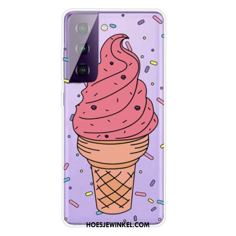 Hoesje voor Samsung Galaxy S21 FE Ijsje