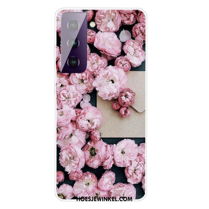 Hoesje voor Samsung Galaxy S21 FE Intense Bloemen