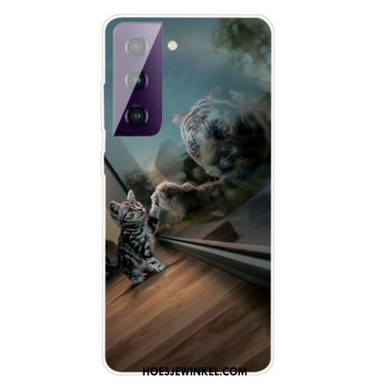 Hoesje voor Samsung Galaxy S21 FE Kittens Droom