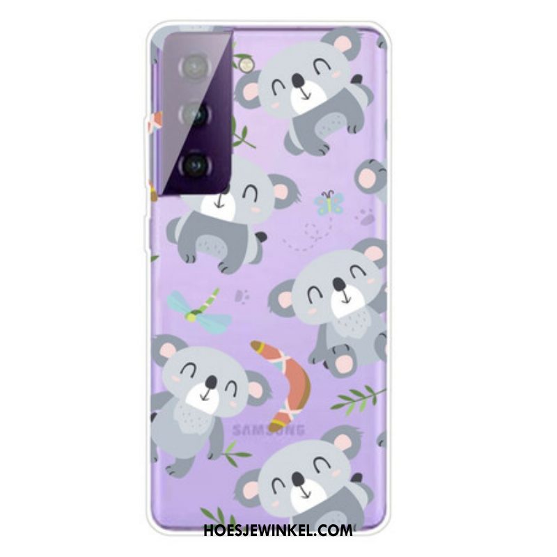 Hoesje voor Samsung Galaxy S21 FE Leuke Koala's