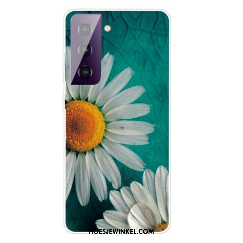 Hoesje voor Samsung Galaxy S21 FE Madeliefje