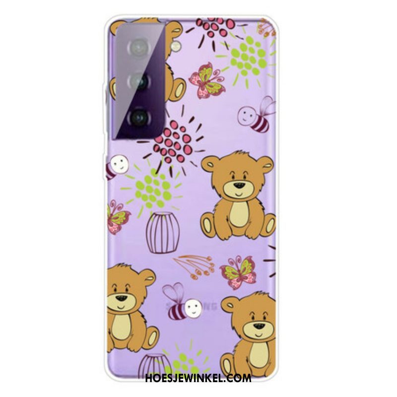 Hoesje voor Samsung Galaxy S21 FE Teddyberen Topje