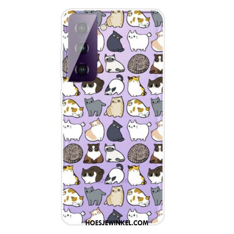 Hoesje voor Samsung Galaxy S21 FE Topkatten