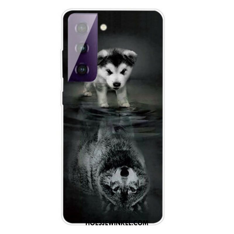 Hoesje voor Samsung Galaxy S21 Plus 5G Puppy-droom