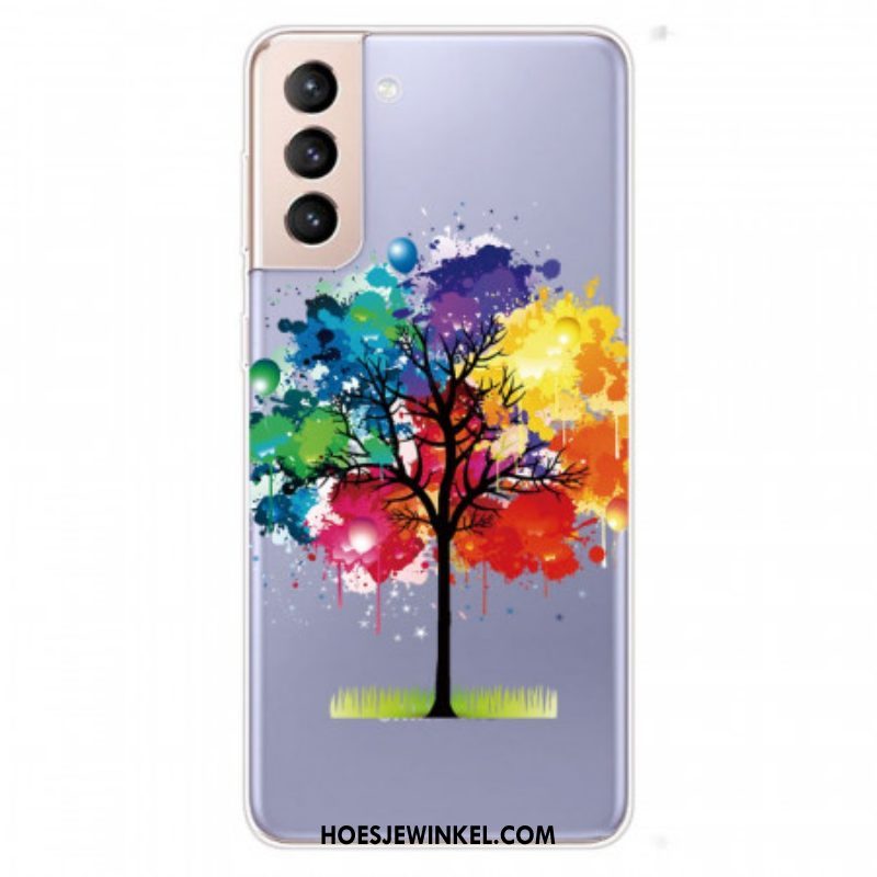 Hoesje voor Samsung Galaxy S22 5G Aquarel Boom