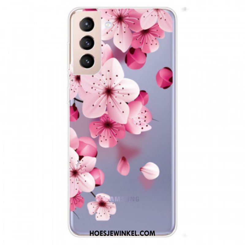 Hoesje voor Samsung Galaxy S22 5G Kleine Roze Bloemen