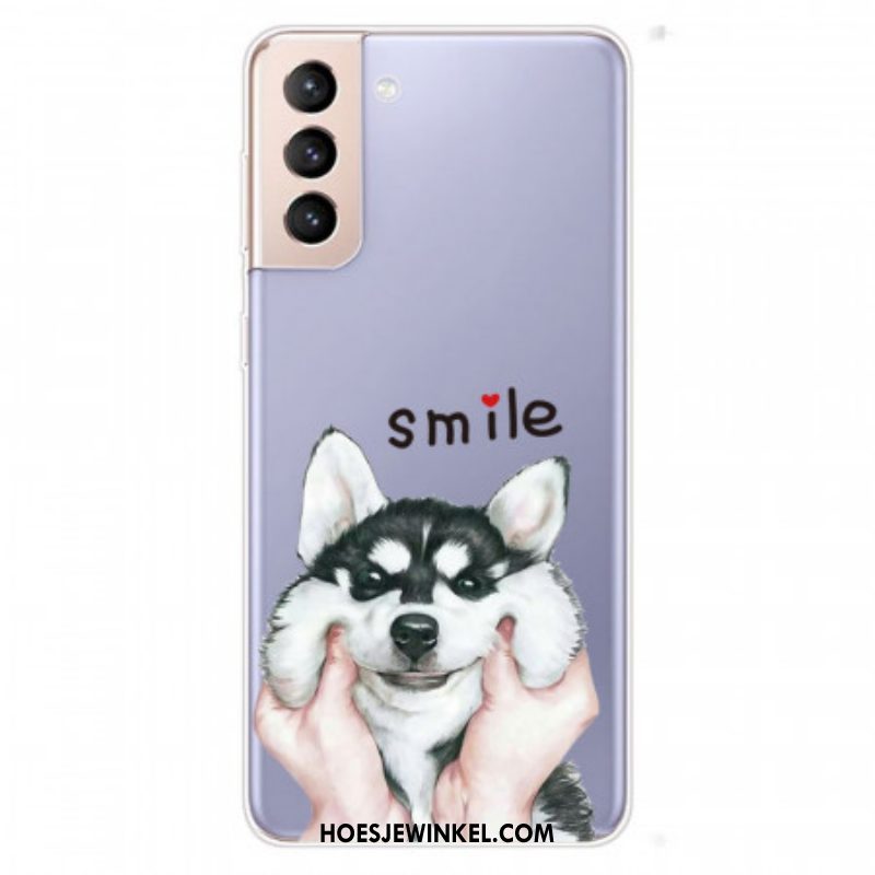 Hoesje voor Samsung Galaxy S22 5G Lach Hond