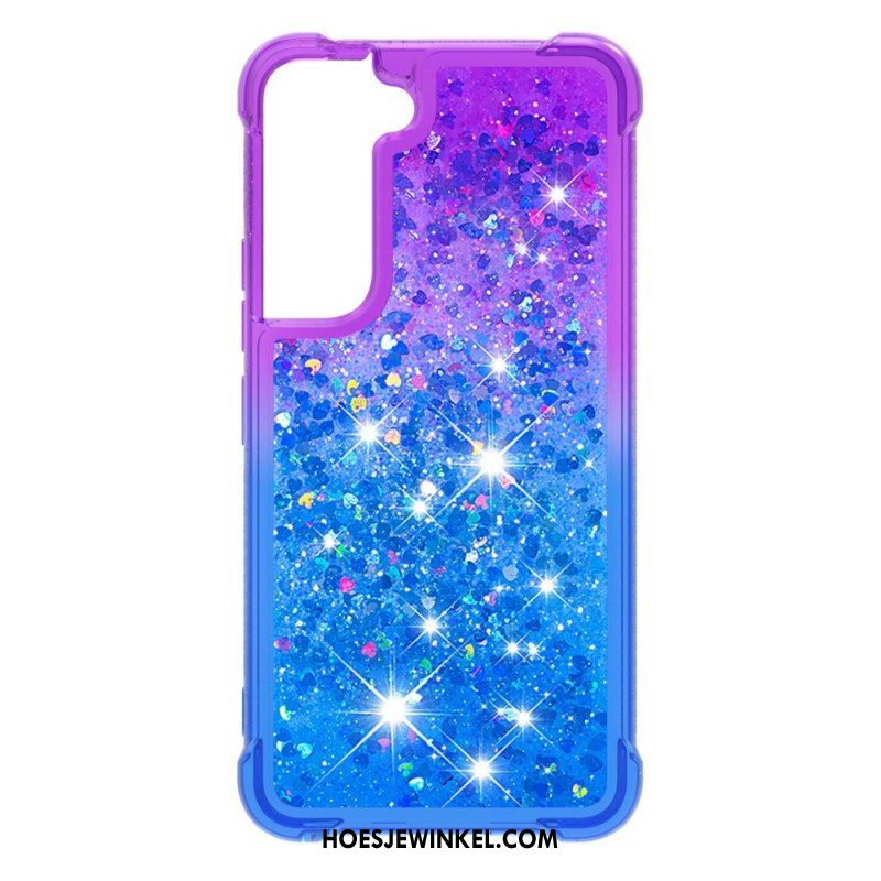 Hoesje voor Samsung Galaxy S22 5G Pailletten Kleuren