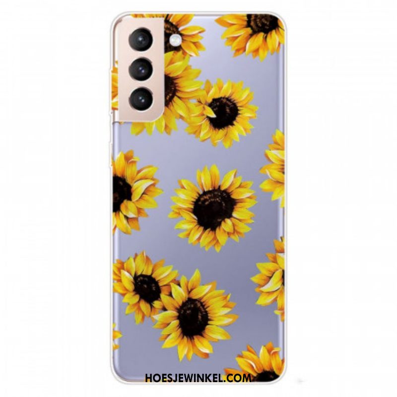 Hoesje voor Samsung Galaxy S22 5G Zonnebloemen