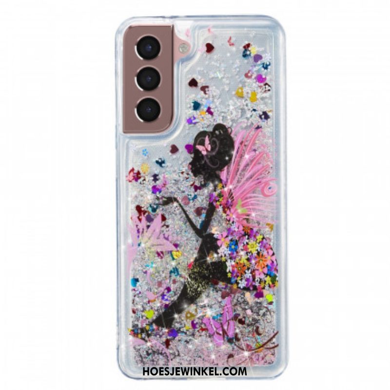 Hoesje voor Samsung Galaxy S22 Plus 5G Glitter Fee