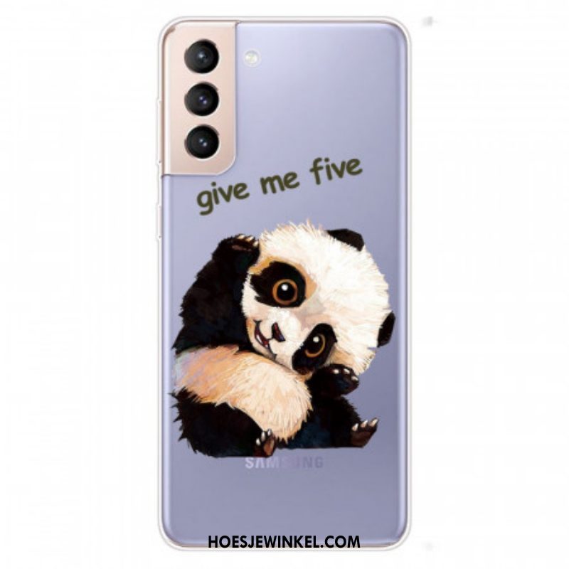 Hoesje voor Samsung Galaxy S22 Plus 5G Panda Geef Me Vijf
