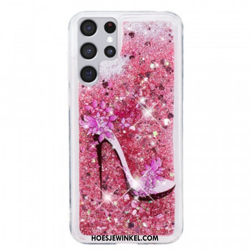 Hoesje voor Samsung Galaxy S22 Ultra 5G Glitterpomp