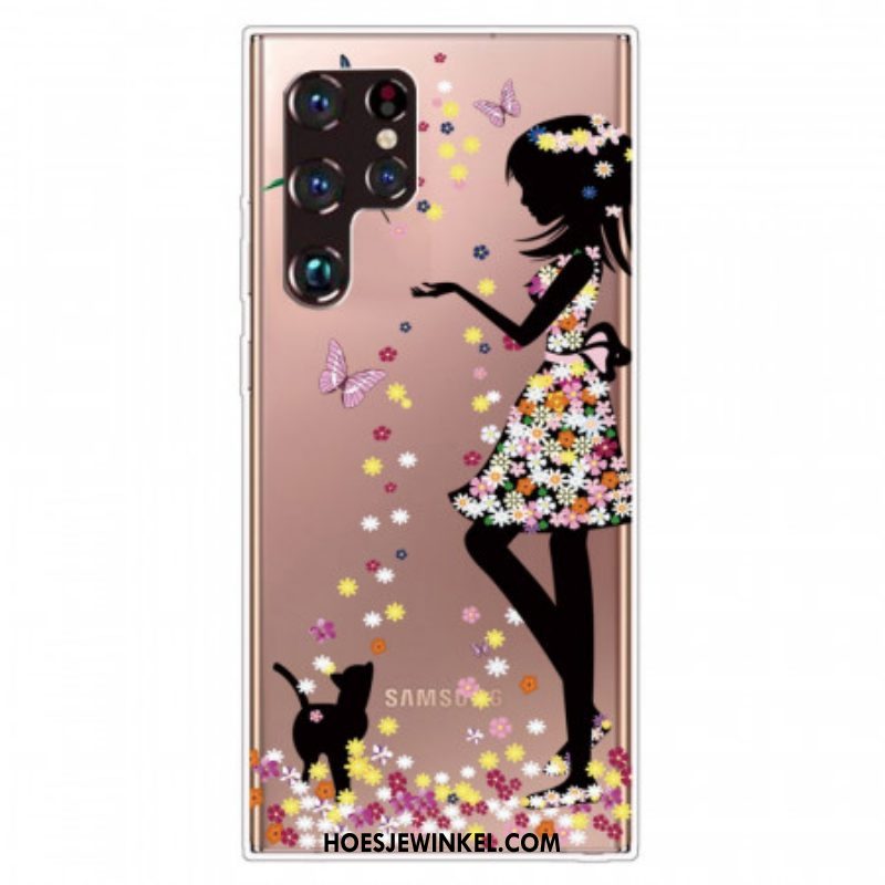 Hoesje voor Samsung Galaxy S22 Ultra 5G Magische Vrouw