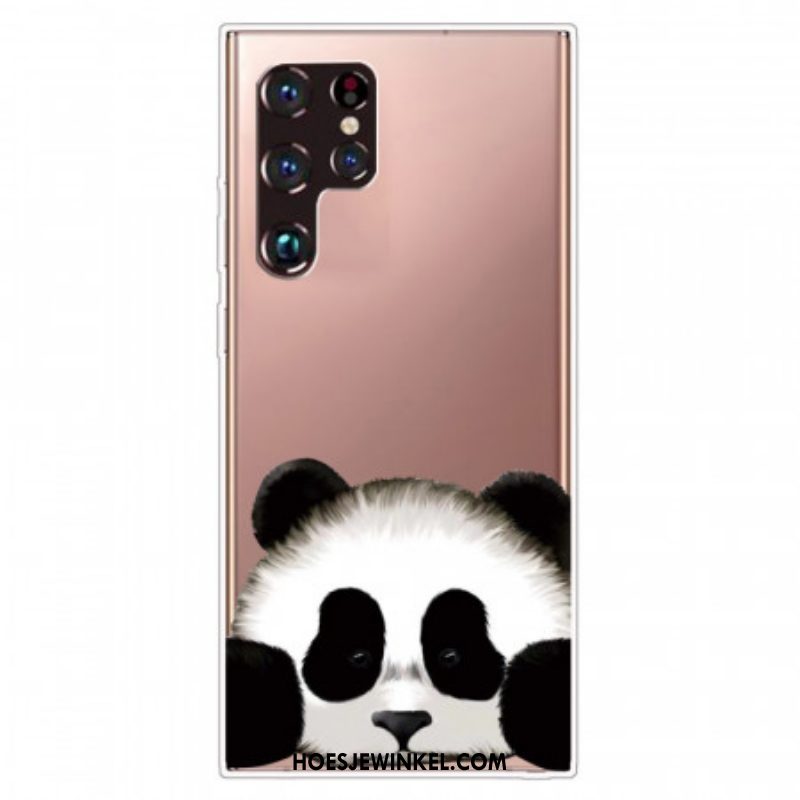 Hoesje voor Samsung Galaxy S22 Ultra 5G Naadloze Panda