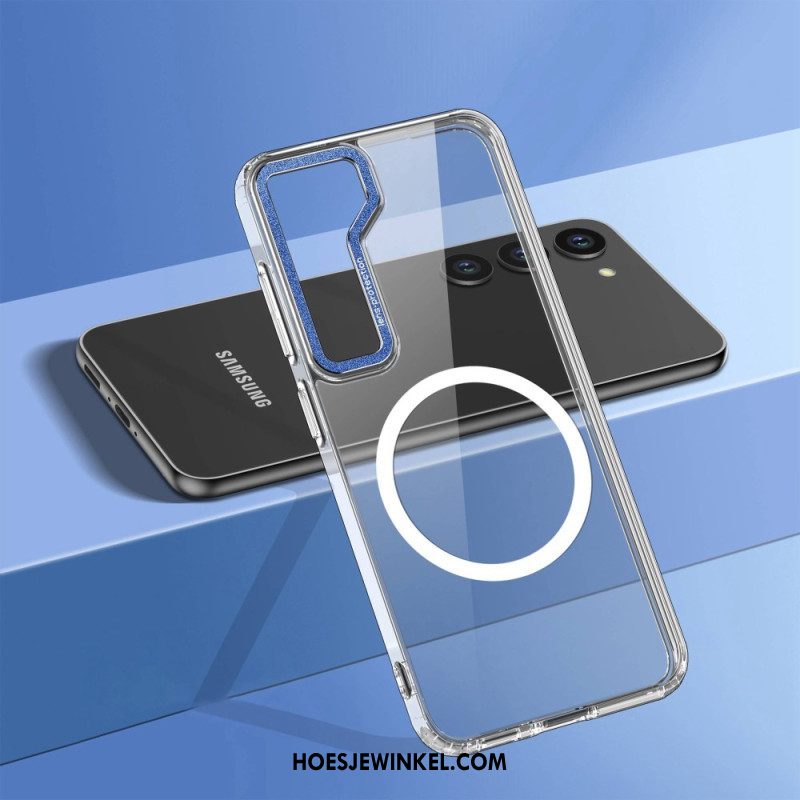 Hoesje voor Samsung Galaxy S23 5G Transparant Magsafe-compatibel