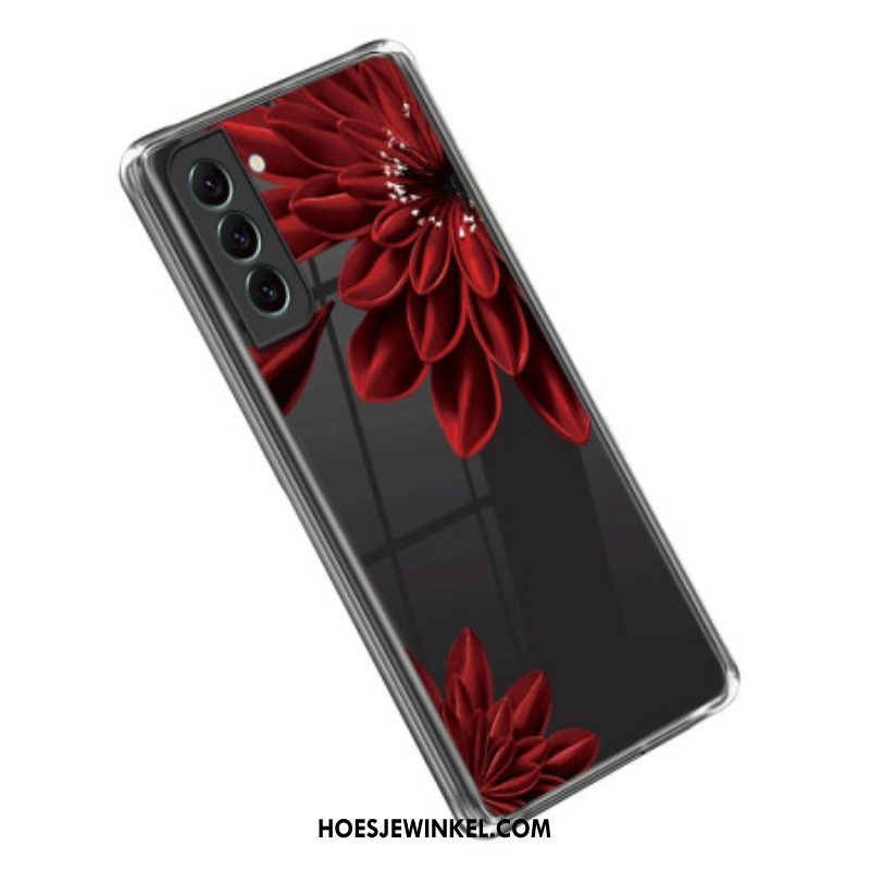 Hoesje voor Samsung Galaxy S23 Plus 5G Naadloze Rode Bloemen