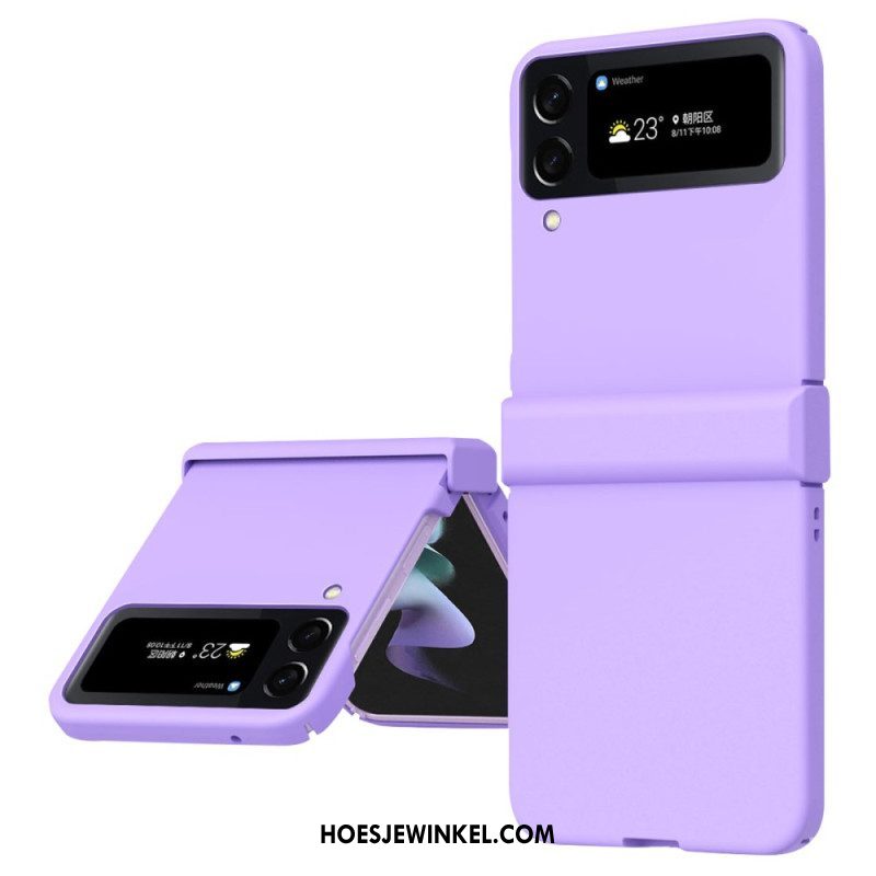 Hoesje voor Samsung Galaxy Z Flip 4 Folio-hoesje Klassiek Mat