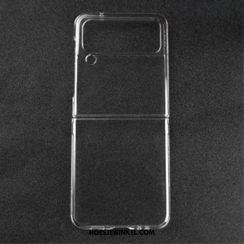 Hoesje voor Samsung Galaxy Z Flip 4 Folio-hoesje Transparante Kunststof