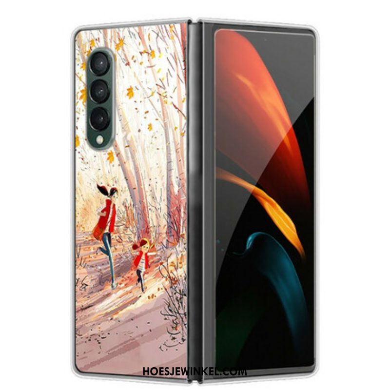 Hoesje voor Samsung Galaxy Z Fold 3 5G Herfst Landschap