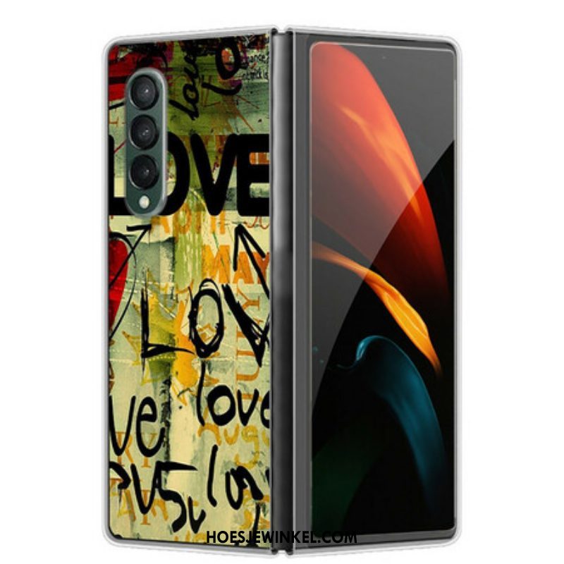 Hoesje voor Samsung Galaxy Z Fold 3 5G Liefde En Liefde