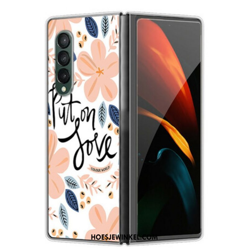 Hoesje voor Samsung Galaxy Z Fold 3 5G Zet Op Liefde