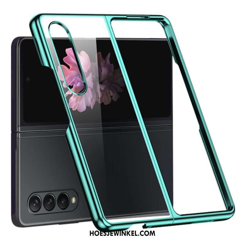 Hoesje voor Samsung Galaxy Z Fold 4 Transparant Metaal