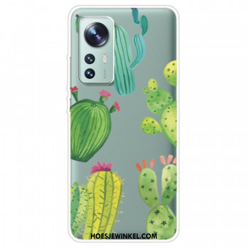 Hoesje voor Xiaomi 12 / 12X Aquarel Cactussen