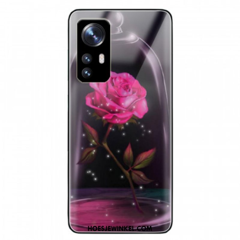 Hoesje voor Xiaomi 12 / 12X Magisch Roze Gehard Glas