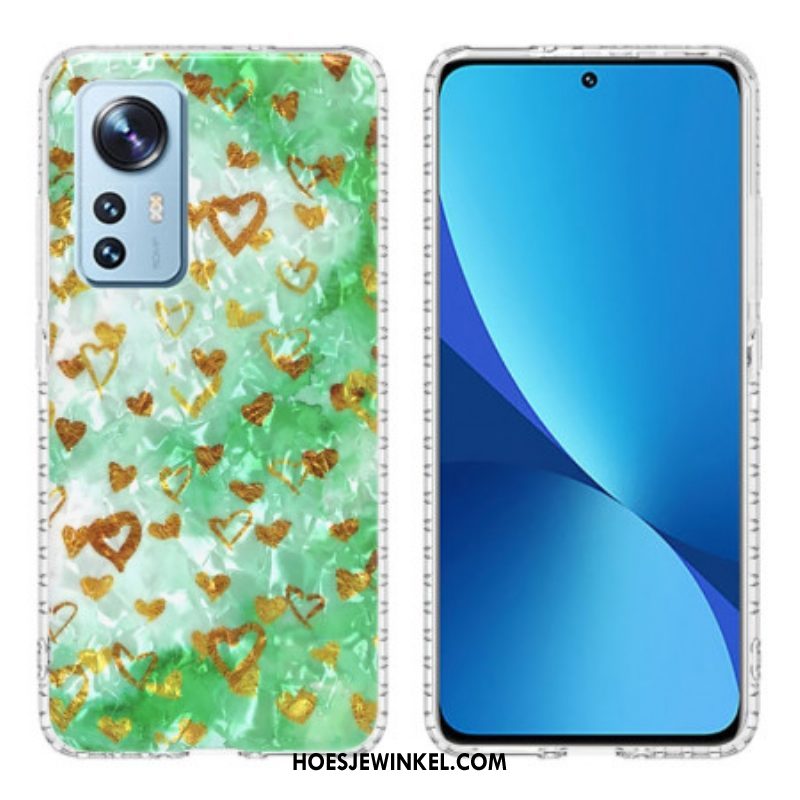 Hoesje voor Xiaomi 12 / 12X Stijlvolle Harten