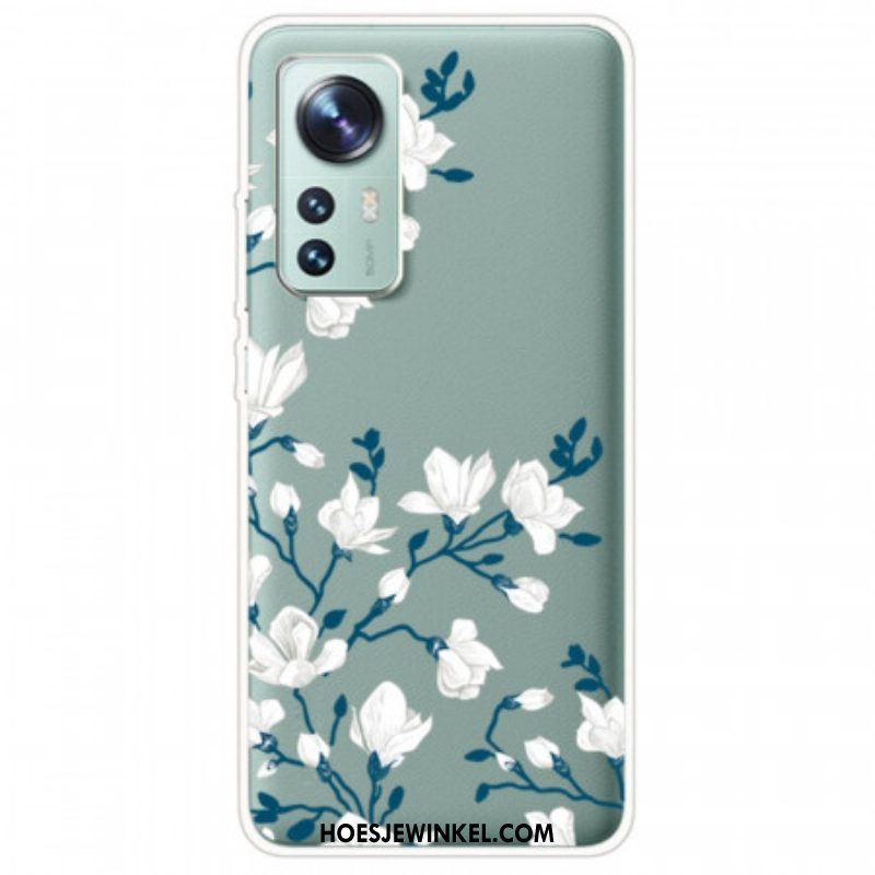 Hoesje voor Xiaomi 12 / 12X Witte Bloemen