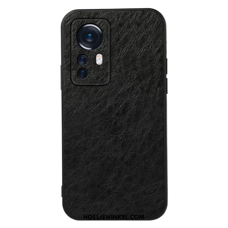 Hoesje voor Xiaomi 12 Pro Elegantie Leereffect