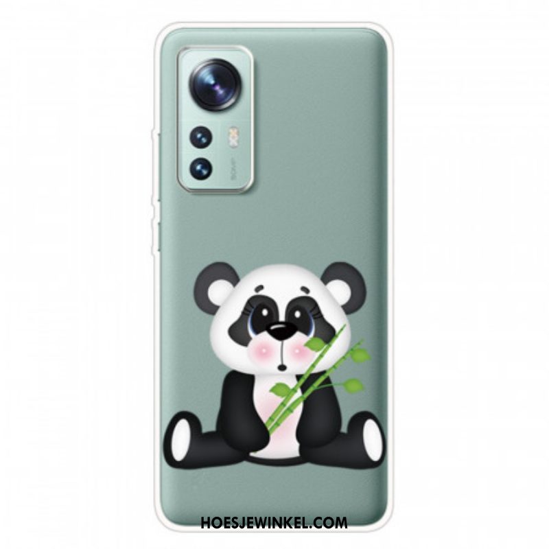 Hoesje voor Xiaomi 12 Pro Leuke Panda Siliconen