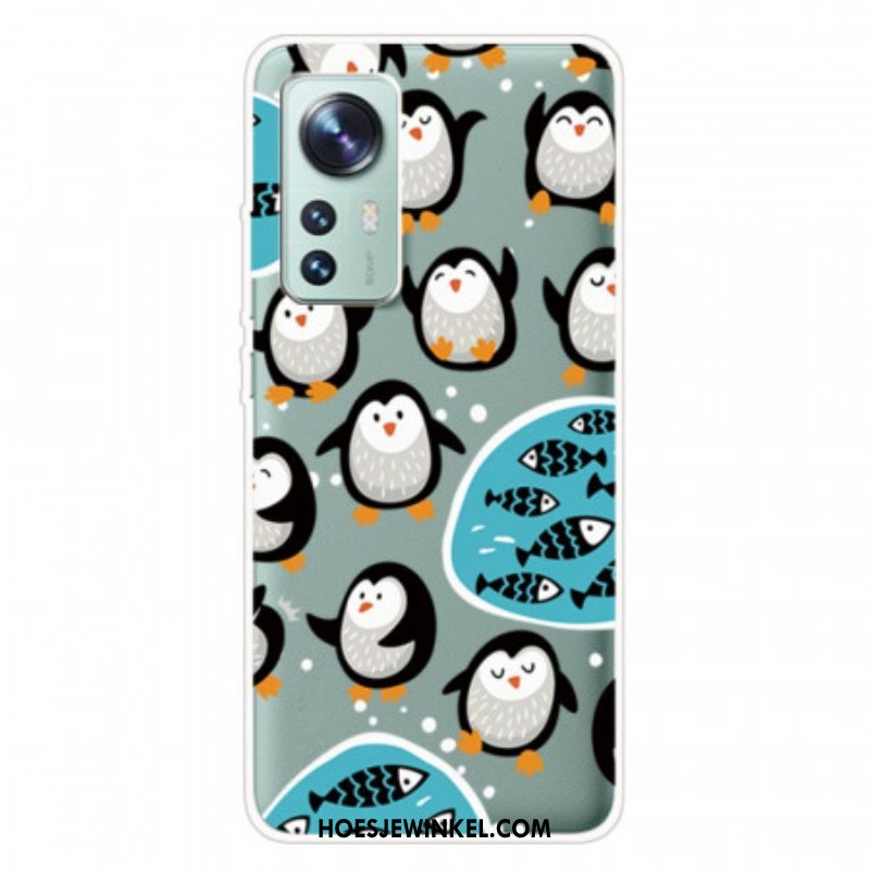 Hoesje voor Xiaomi 12 Pro Pinguïns