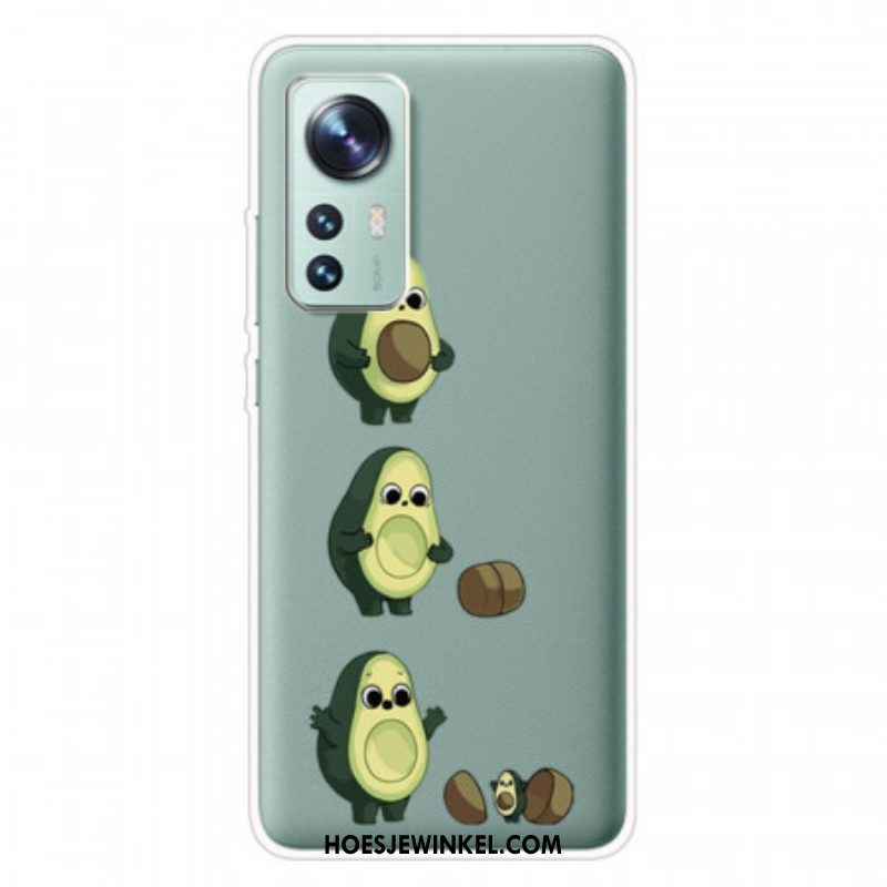 Hoesje voor Xiaomi 12 Pro Siliconen Avocado Leven