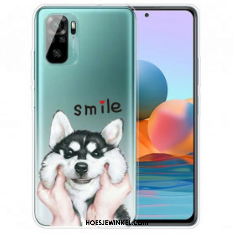 Hoesje voor Xiaomi Redmi Note 10 / 10S Lach Hond