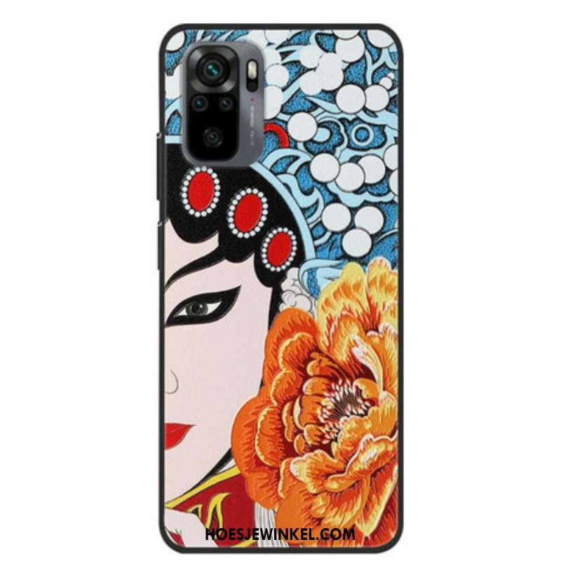 Hoesje voor Xiaomi Redmi Note 10 / 10S Peking Opera