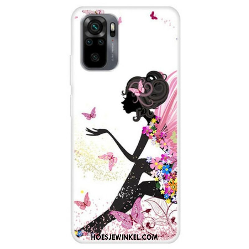 Hoesje voor Xiaomi Redmi Note 10 / 10S Vlinder Dame