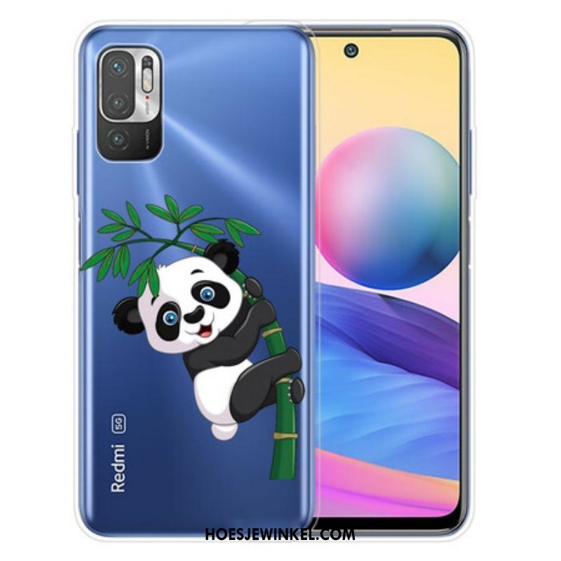 Hoesje voor Xiaomi Redmi Note 10 5G Panda Op Bamboe