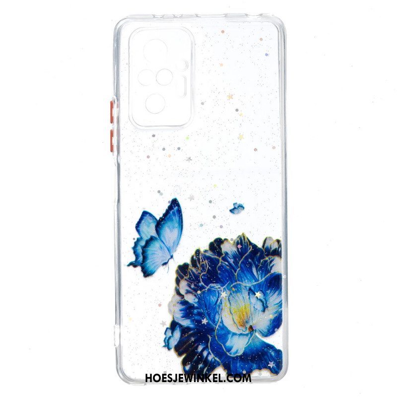 Hoesje voor Xiaomi Redmi Note 10 Pro Bloemen Vlinderhybride