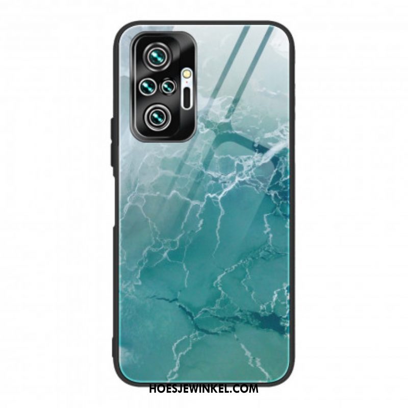 Hoesje voor Xiaomi Redmi Note 10 Pro Designkleuren Gehard Glas