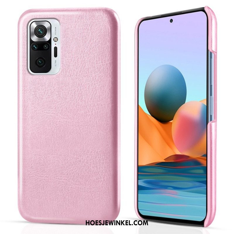 Hoesje voor Xiaomi Redmi Note 10 Pro Ksq Leereffect