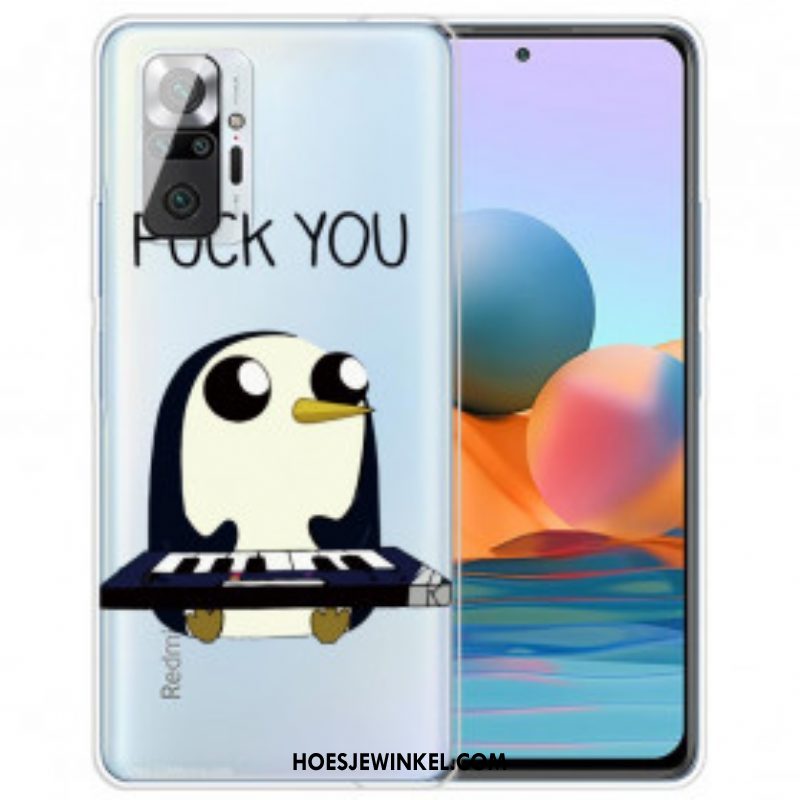 Hoesje voor Xiaomi Redmi Note 10 Pro Pinguïn Neuk Je