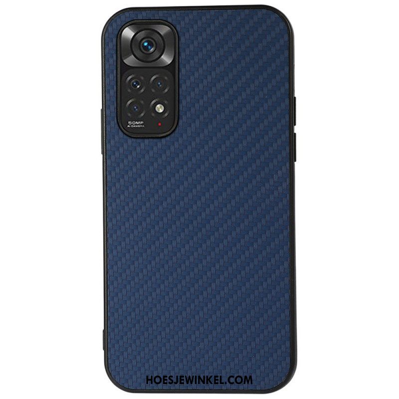 Hoesje voor Xiaomi Redmi Note 11 / 11S Koolstofvezel